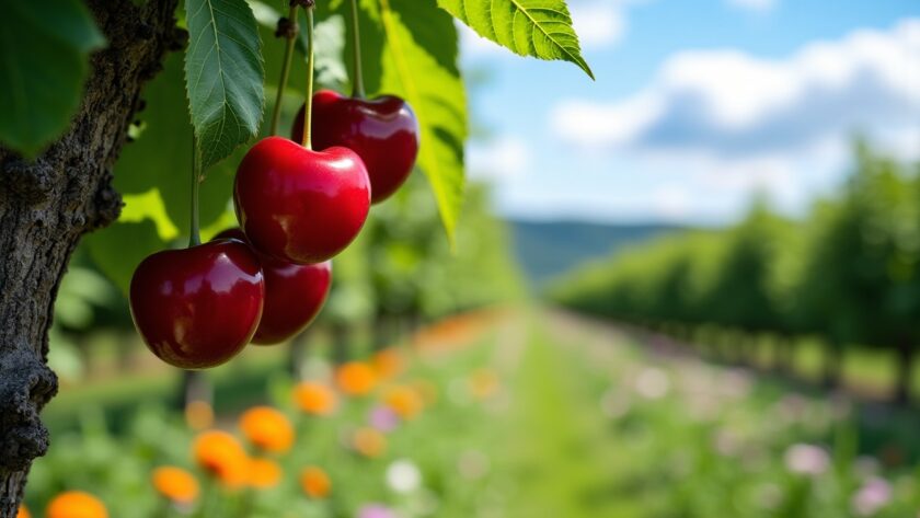 À partir de combien d'années un cerisier commence-t-il à offrir ses premiers fruits ?
