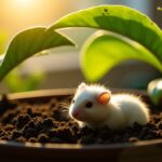 Découvrez l'identité de cette mystérieuse petite bête blanche dans la terre de votre plante
