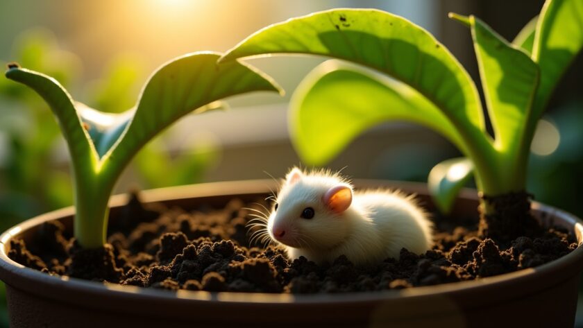 Découvrez l'identité de cette mystérieuse petite bête blanche dans la terre de votre plante