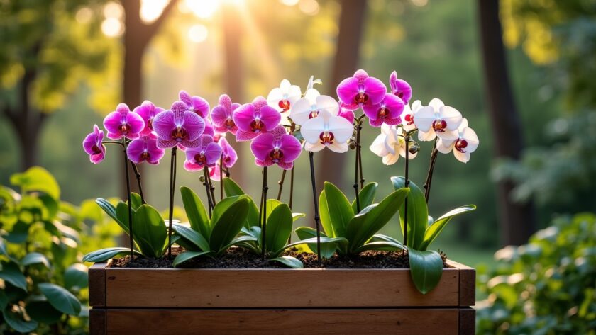 Planter plusieurs orchidées dans un grand bac : est-ce possible et comment s'y prendre ?
