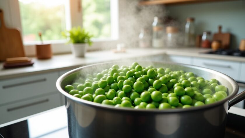 Faut-il blanchir les petits pois frais avant de les congeler ?