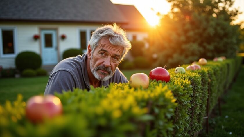Récolter sur une haie mitoyenne : à qui revient vraiment le fruit de la cueillette ?
