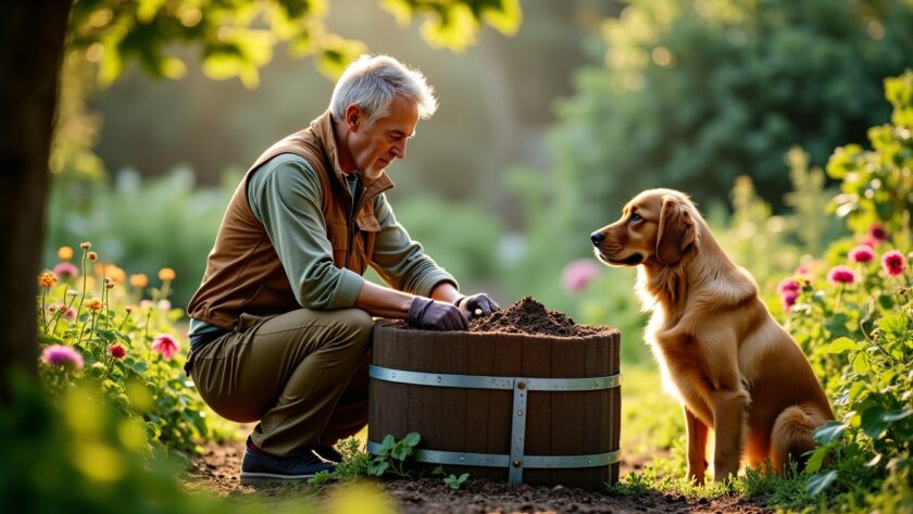 Peut-on composter en toute sécurité les déjections de chien dans son jardin ?