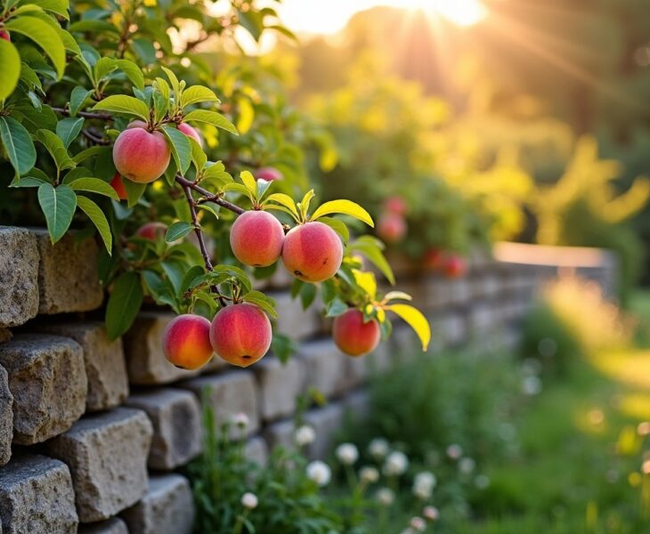 Mur à pêche : définition et guide pratique pour l’aménager dans votre jardin