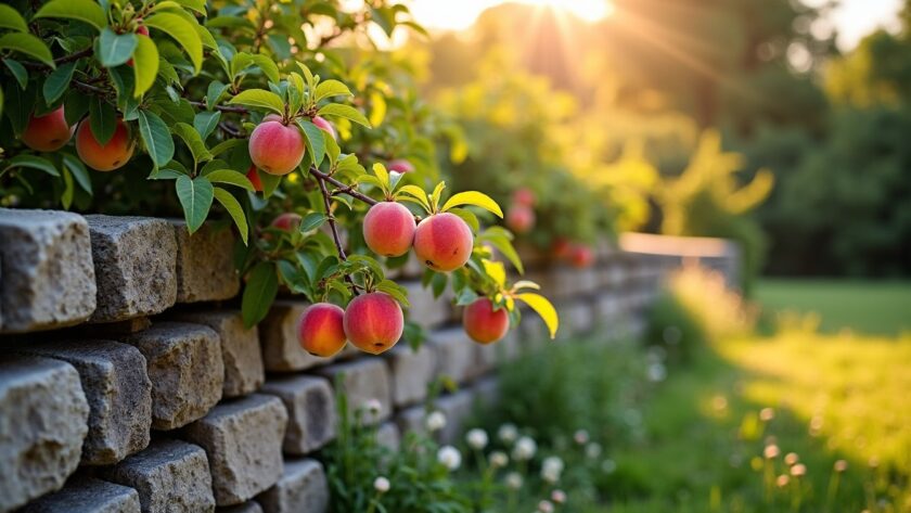 Mur à pêche : définition et guide pratique pour l’aménager dans votre jardin