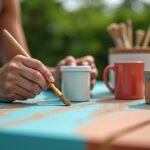 Comment choisir la peinture idéale pour sublimer votre table de jardin en bois ?