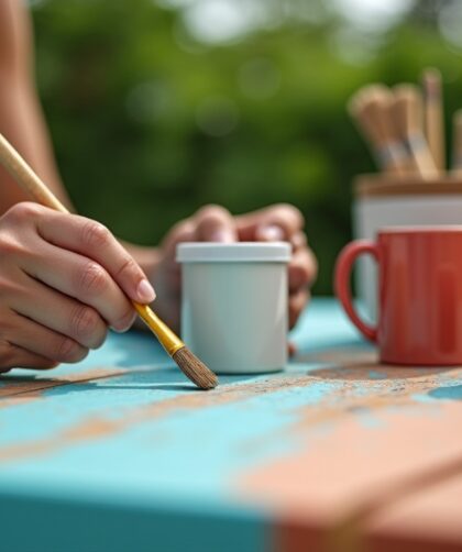Comment choisir la peinture idéale pour sublimer votre table de jardin en bois ?