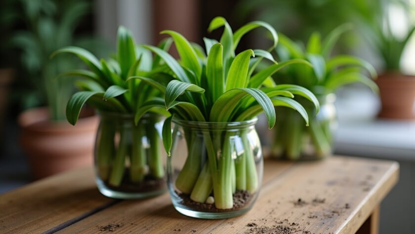 Guide pratique : cultiver un papyrus avec succès dans un vase en verre simple