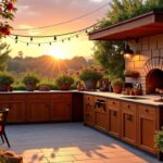 Créer une cuisine en plein air : un coin chaleureux et convivial pour votre jardin