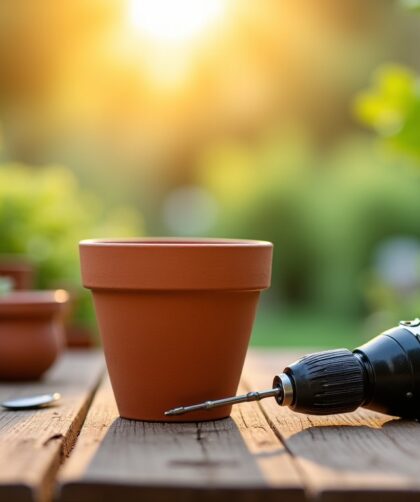 Comment percer des trous de drainage dans un pot en terre cuite sans le fissurer : astuces et méthodes efficaces