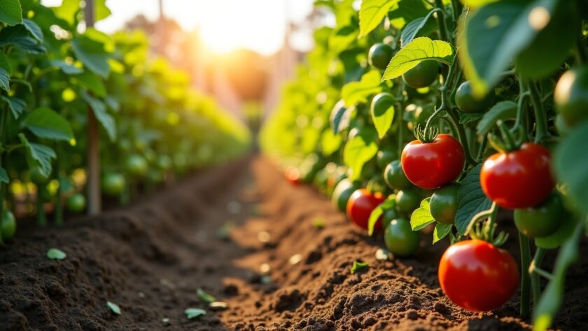 Quelle espace laisser entre les plants de tomates et de concombres pour une culture optimale ?