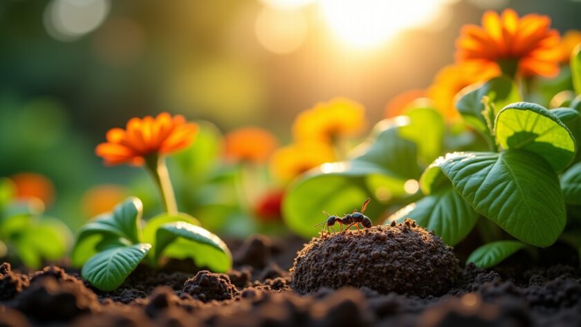 Comment se débarrasser naturellement d'un nid de fourmis dans votre jardin sans utiliser de produits chimiques ?