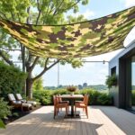 Filets de camouflage : une voile d'ombrage innovante et esthétique pour sublimer votre terrasse