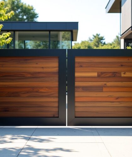 Portail au design contemporain : 10 idées créatives pour un projet unique et sur mesure