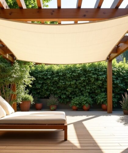 Comment installer une toile d’ombrage pour transformer votre pergola en havre de fraîcheur