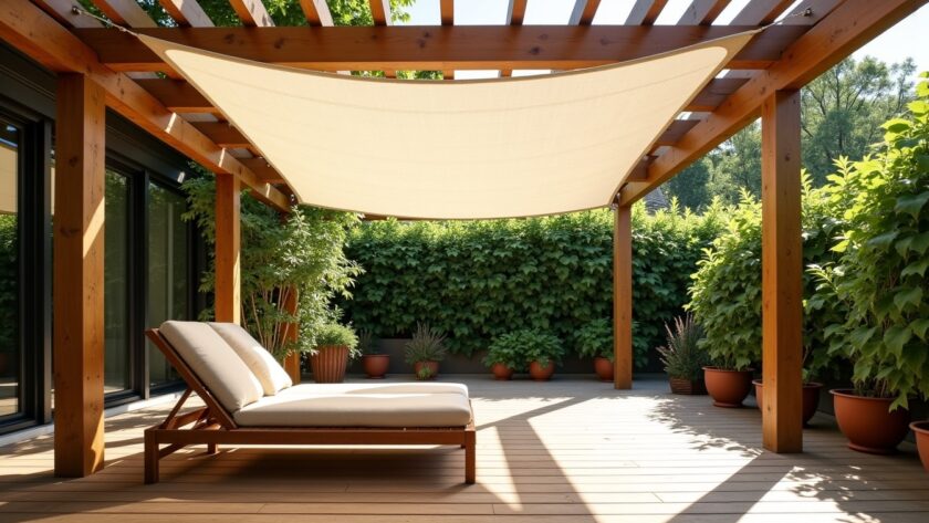 Comment installer une toile d’ombrage pour transformer votre pergola en havre de fraîcheur