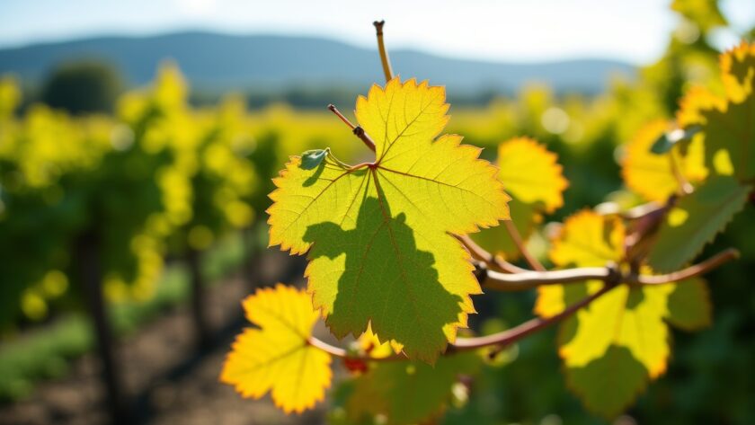 Les raisons surprenantes du jaunissement des feuilles de vigne