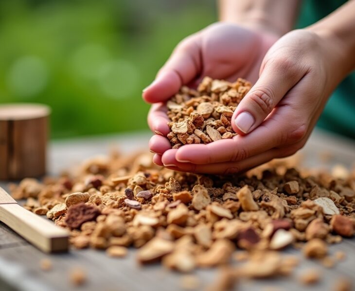 Comment calculer la quantité de copeaux de bois nécessaire au m² et choisir l'épaisseur optimale