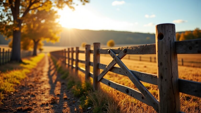 Clôtures et barrières en châtaignier : atouts et limites d'un bois naturel